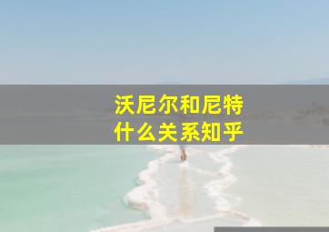 沃尼尔和尼特什么关系知乎