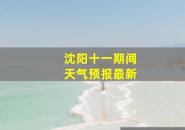 沈阳十一期间天气预报最新