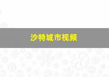 沙特城市视频