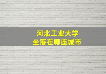 河北工业大学坐落在哪座城市