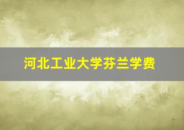 河北工业大学芬兰学费