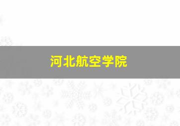 河北航空学院