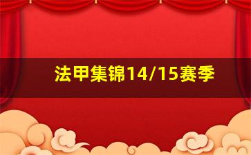 法甲集锦14/15赛季