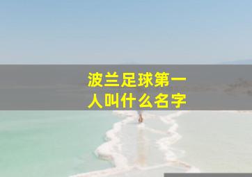 波兰足球第一人叫什么名字