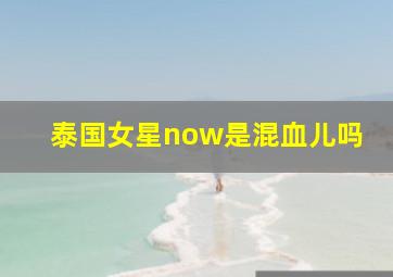 泰国女星now是混血儿吗