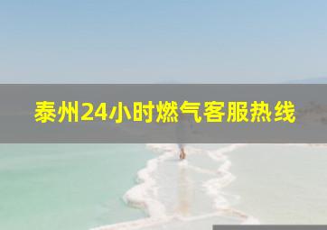 泰州24小时燃气客服热线