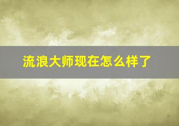 流浪大师现在怎么样了