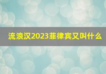 流浪汉2023菲律宾又叫什么