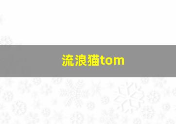 流浪猫tom