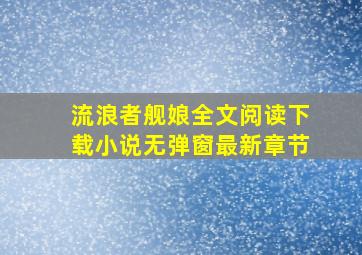 流浪者舰娘全文阅读下载小说无弹窗最新章节