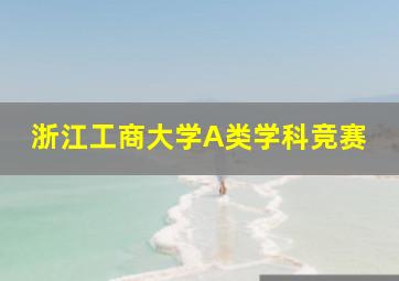 浙江工商大学A类学科竞赛