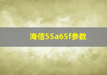 海信55a65f参数