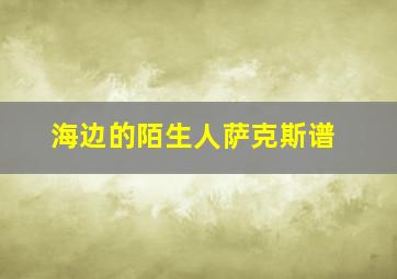 海边的陌生人萨克斯谱