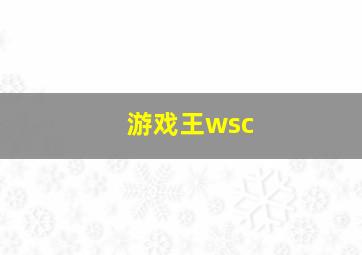 游戏王wsc