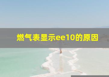 燃气表显示ee10的原因