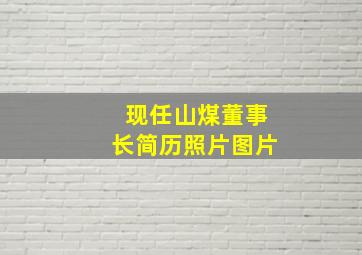 现任山煤董事长简历照片图片