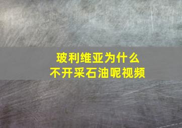 玻利维亚为什么不开采石油呢视频