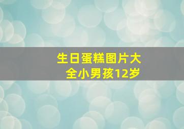 生日蛋糕图片大全小男孩12岁