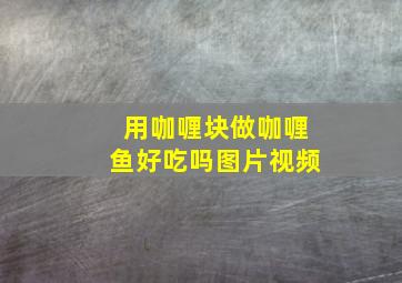 用咖喱块做咖喱鱼好吃吗图片视频