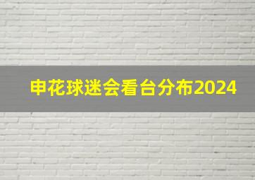 申花球迷会看台分布2024