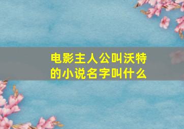 电影主人公叫沃特的小说名字叫什么