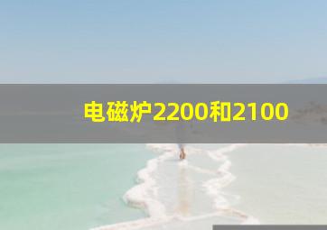 电磁炉2200和2100