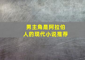 男主角是阿拉伯人的现代小说推荐