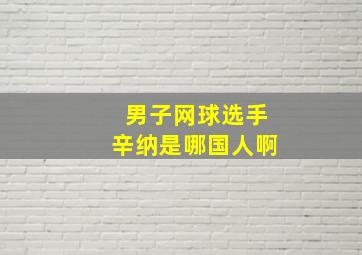 男子网球选手辛纳是哪国人啊