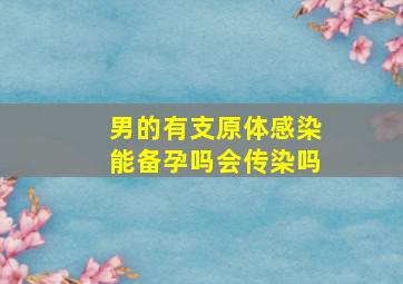 男的有支原体感染能备孕吗会传染吗