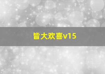 皆大欢喜v15