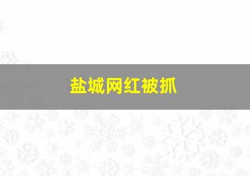 盐城网红被抓