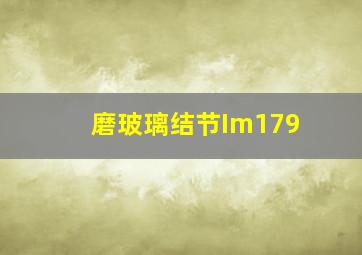 磨玻璃结节Im179