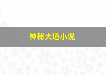 神秘大道小说