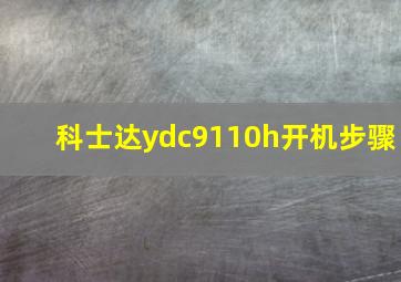 科士达ydc9110h开机步骤