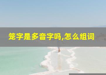 笼字是多音字吗,怎么组词