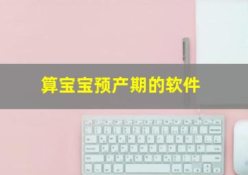 算宝宝预产期的软件