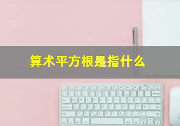 算术平方根是指什么