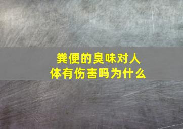 粪便的臭味对人体有伤害吗为什么