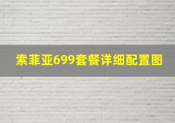 索菲亚699套餐详细配置图