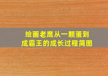 绘画老鹰从一颗蛋到成霸王的成长过程简图