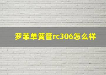 罗菲单簧管rc306怎么样