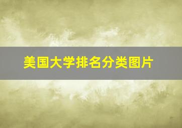 美国大学排名分类图片