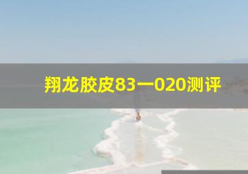 翔龙胶皮83一020测评