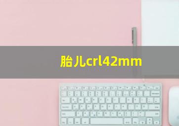 胎儿crl42mm