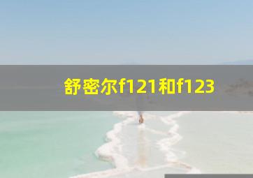 舒密尔f121和f123