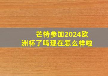 芒特参加2024欧洲杯了吗现在怎么样啦