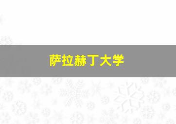 萨拉赫丁大学