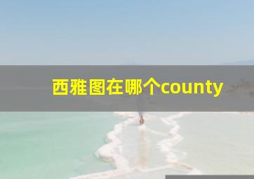 西雅图在哪个county