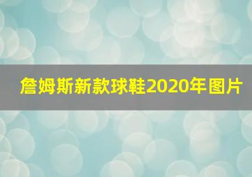 詹姆斯新款球鞋2020年图片