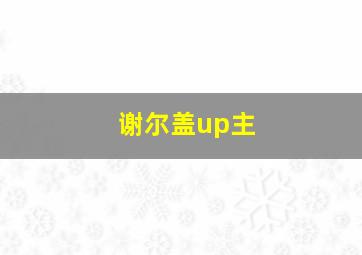 谢尔盖up主